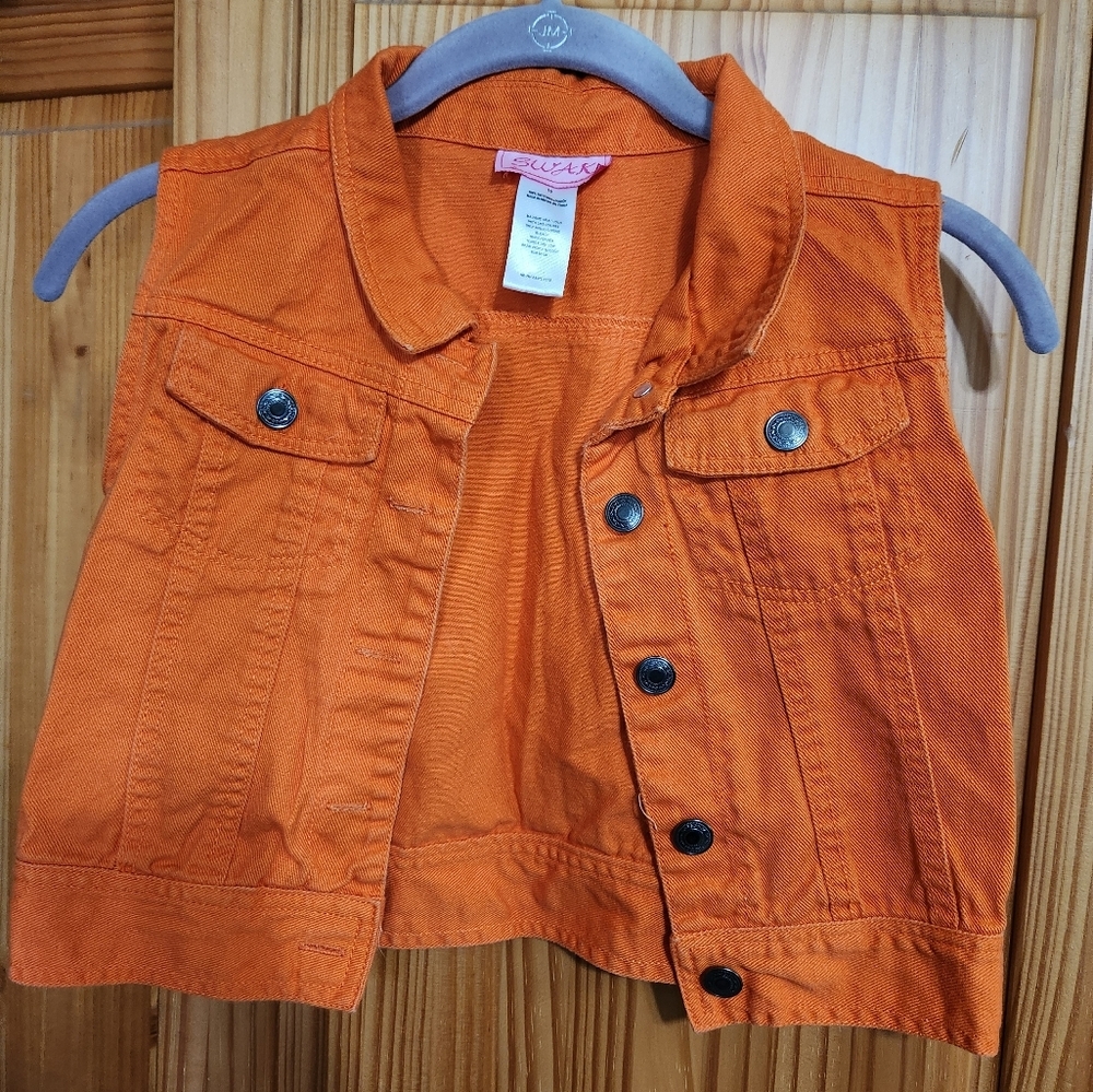 Girls jeans vest